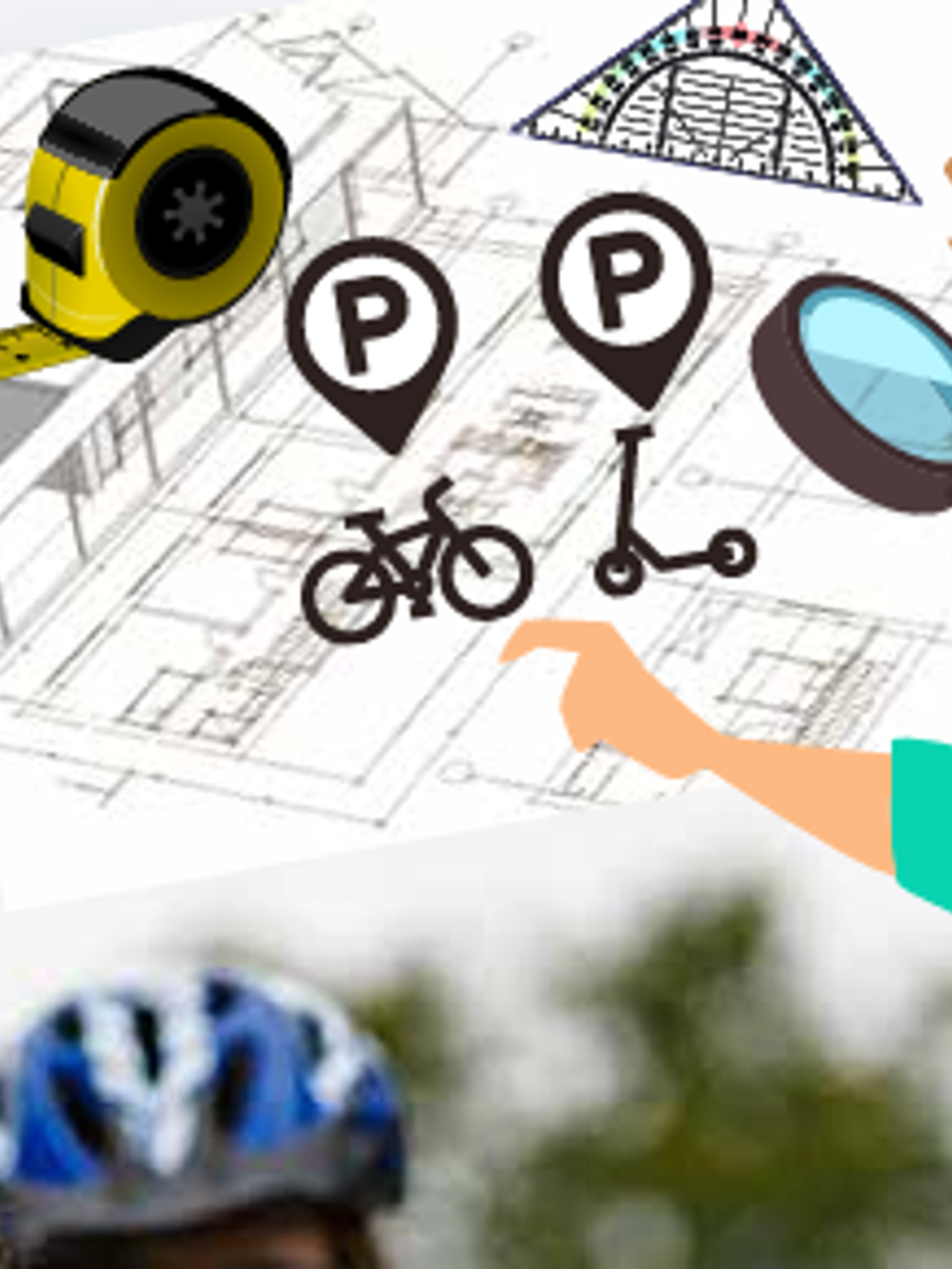 Pres På Cykelparkeringen